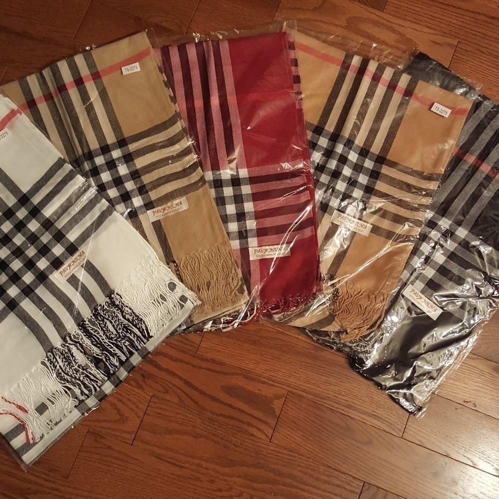 Poshmina scarf black